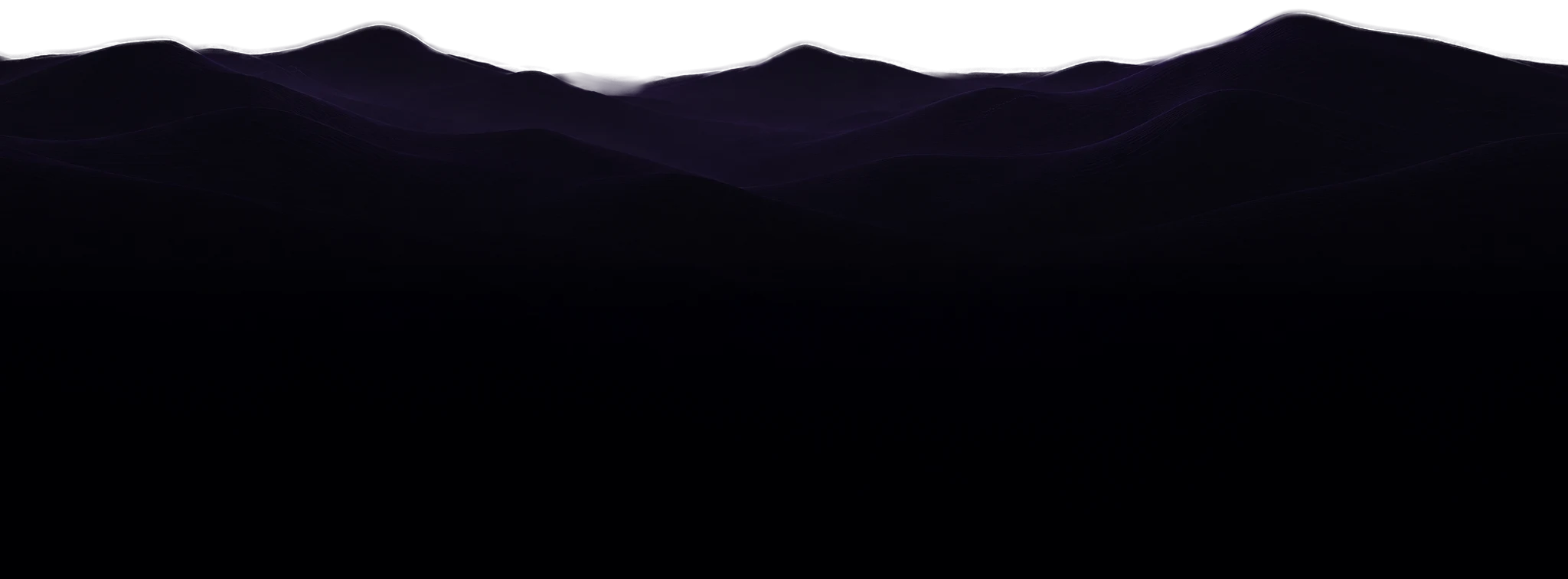 Transparent image of grass hills